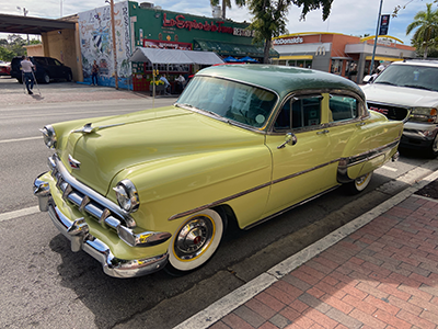 Classic car in Little Havana